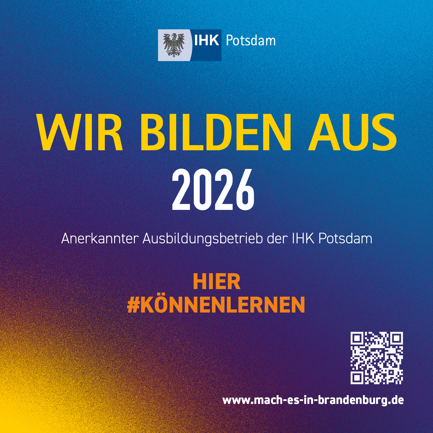 sticker wir bilden aus